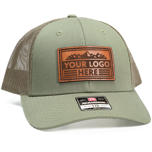 Custom Logo Trucker Hats | Richardson 115 Low Profile