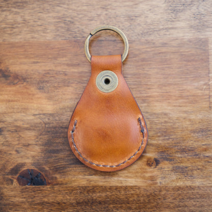 Airtag Case Leather Keychain Custom Engraved