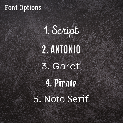 Font Options