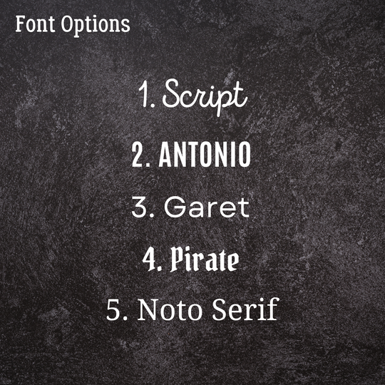 Font Options