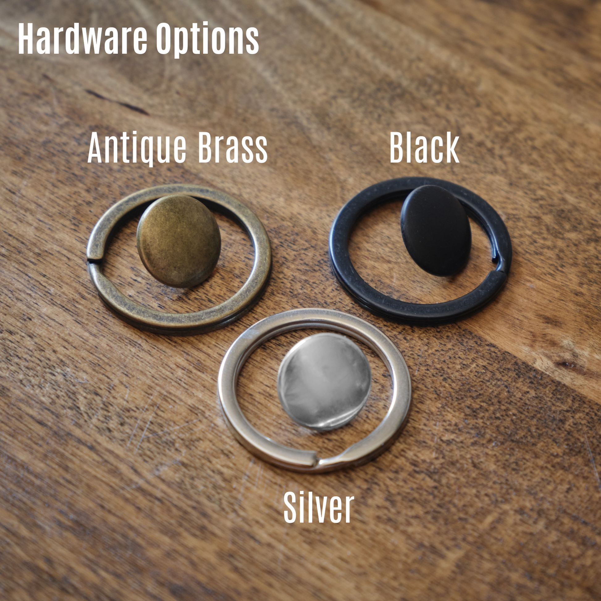 Keychain Hardware Options