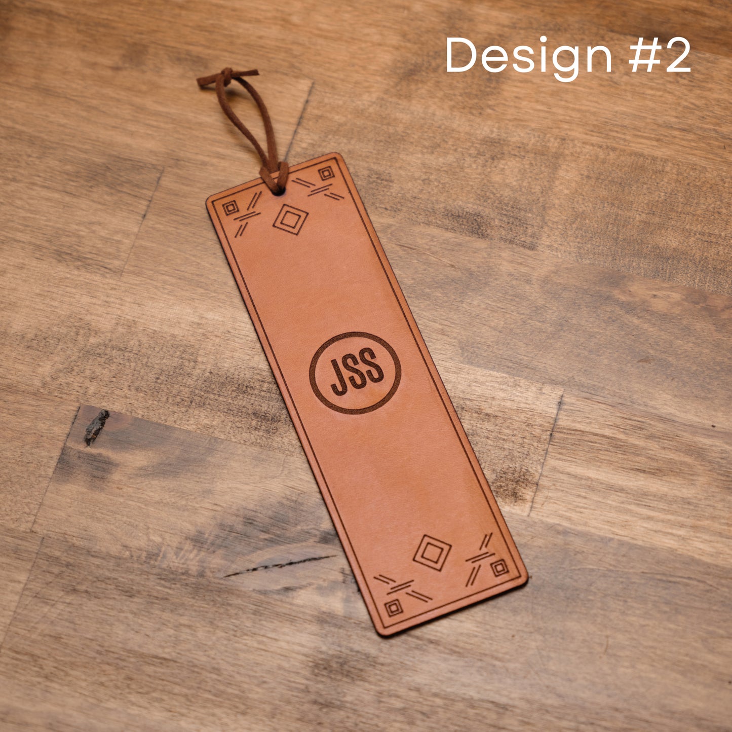 Personalized Leather Bookmark