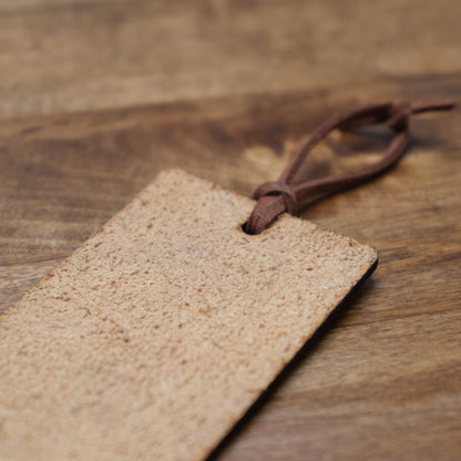 Personalized Leather Bookmark