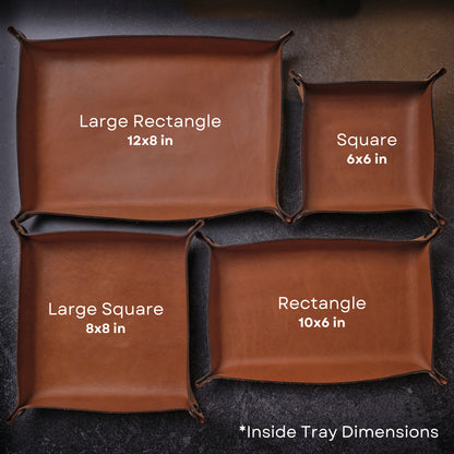 Leather Valet Tray Sizes