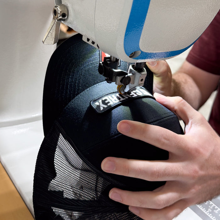 Hat patch sewing service