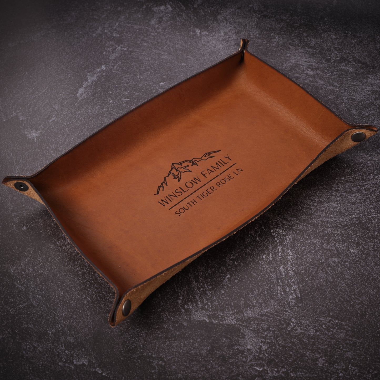 New Home Housewarming Gift Leather Tray