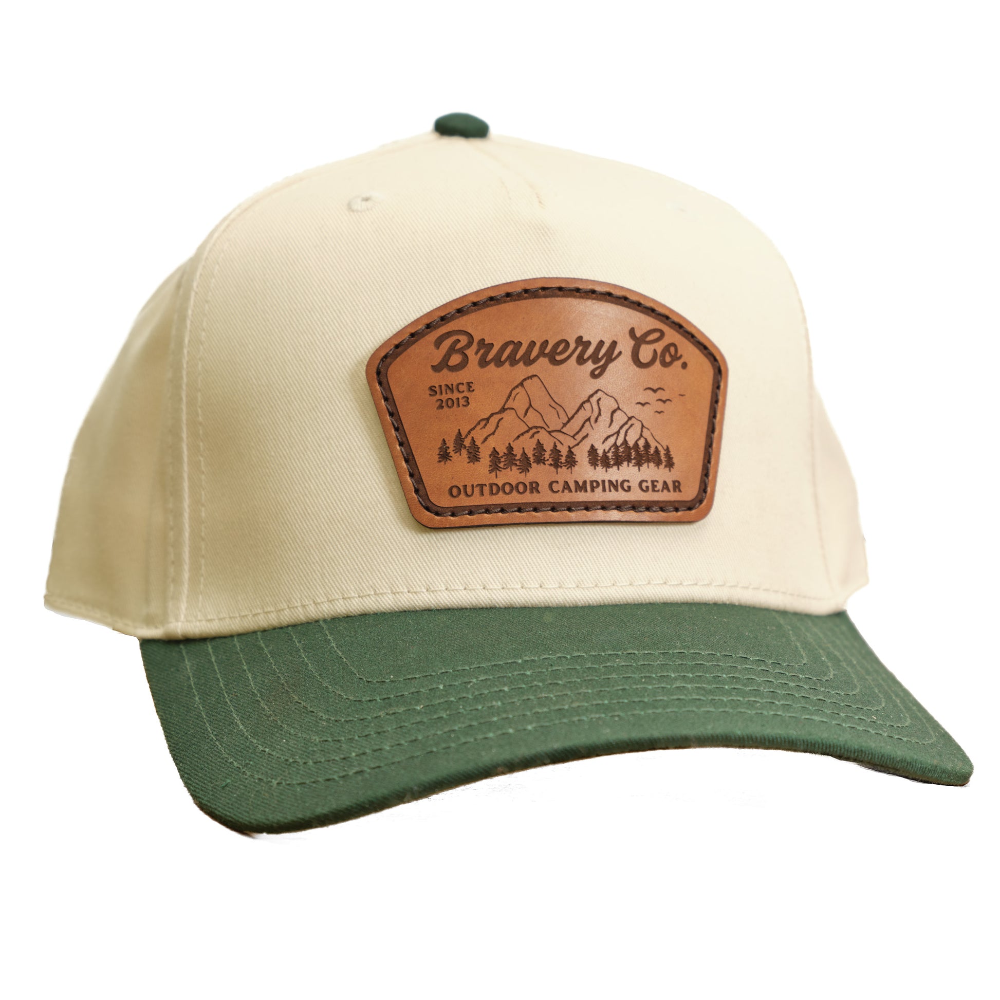 Custom Leather Patch Hat Otto Vintage Style Snapback