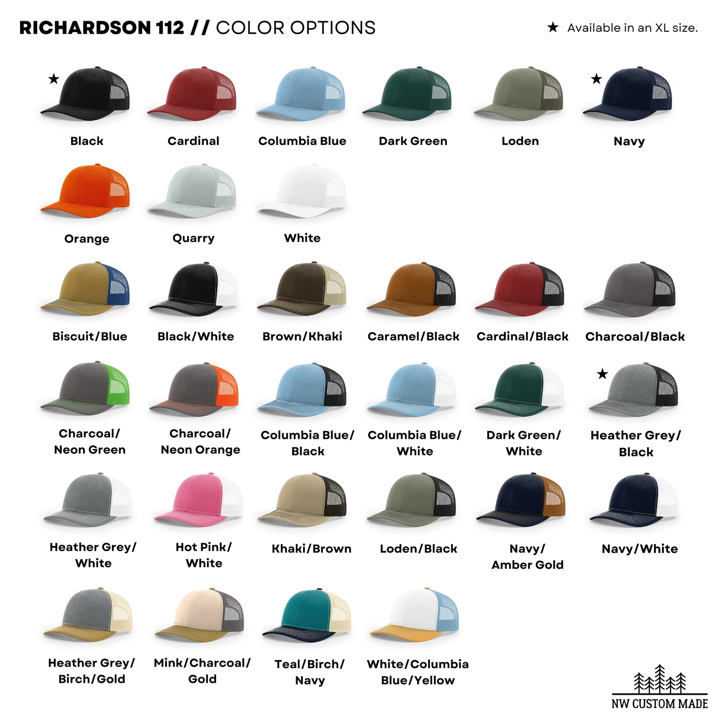 Custom Logo Trucker Hats | Richardson 112