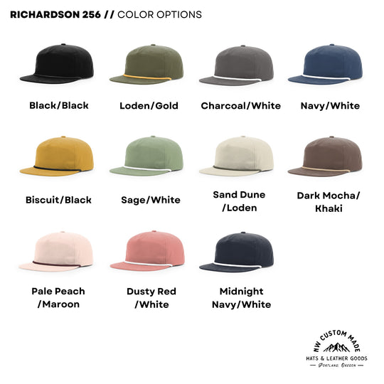 Custom Logo Rope Hats | Richardson 256